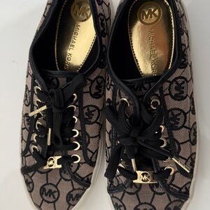 Michael Kors Black and gold Women's Sneakers